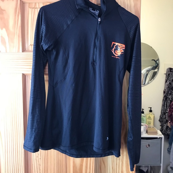 Black oriels under armour quarter zip - Picture 2 of 3